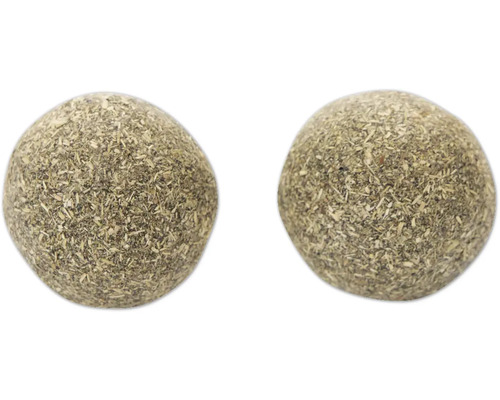 Katzenspielzeug beeztees Catnip Bälle mit Katzenminze 2 St. ca. 3,5 cm Zwei Katzenminzebälle