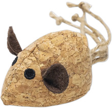 Spielzeugmaus aus Kork für Katzen