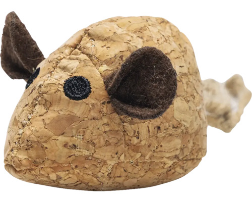 Dekofigur Maus aus Kork