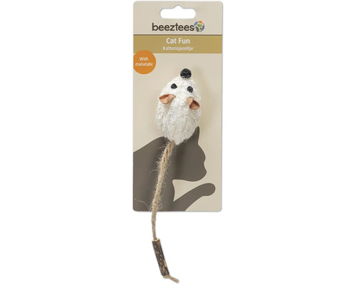 Beeztees Katzenspielzeug Maus mit Matatabi