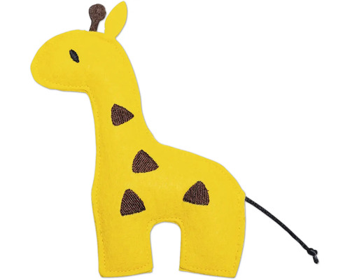 Gelbe Giraffe als Stofftier