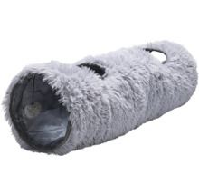 Katzen Tunnel aus Plüsch mit Spielzeugball