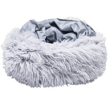 Haustierbett mit weichem Kunstfellrand