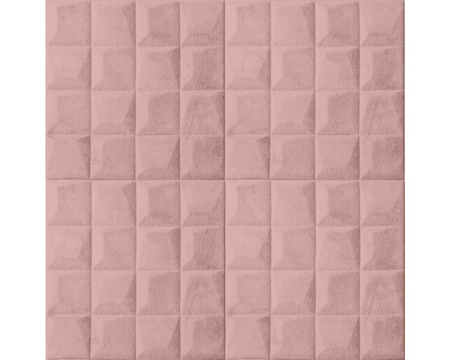 Fliesenmuster mit quadratischer Pyramidenstruktur