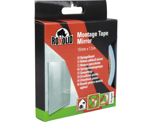Roxolid Spiegel Montageband 19 mm x 1.5 m Verpackung
