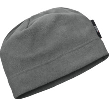 Graue Fleece Mütze
