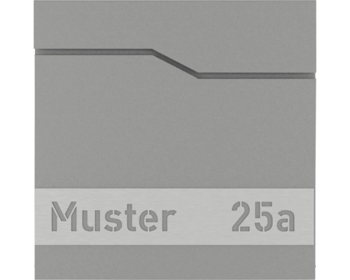 Briefkasten mit der Aufschrift Muster 25a