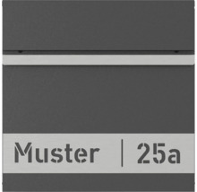 Briefkasten mit der Aufschrift Muster 25a