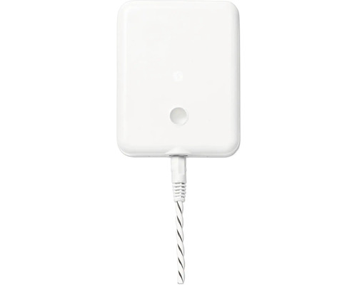 Weißer Smart Home Hub mit Kabel