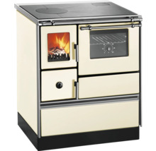 Holzherd mit Kochfeld, Backofen und Feuerraum