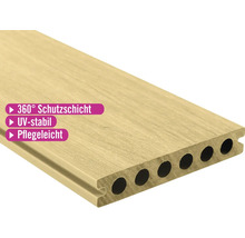 Terrassendiele mit 360-Grad-Schutzschicht, UV-beständig und pflegeleicht
