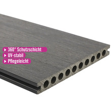 Terrassendiele mit 360 Grad Schutzschicht, UV-stabil und pflegeleicht