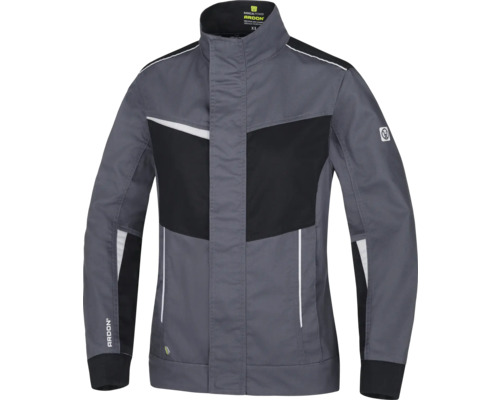 Bundjacke ARDON Größe L grau Graue Arbeitsjacke mit durchgehendem Reißverschluss