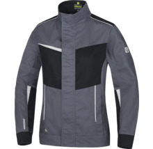 Graue Arbeitsjacke mit mehreren Taschen