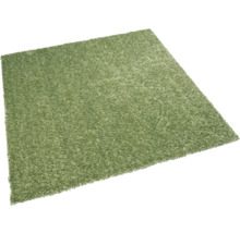 Quadratischer Teppich mit hohem Flor