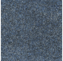 Nahaufnahme eines blauen Teppichs