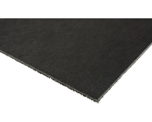 Nahaufnahme eines schwarzen Teppichbodens