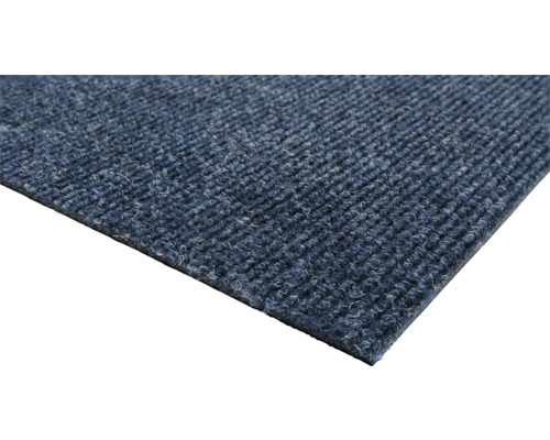 Blau melierter Sauberlaufteppich