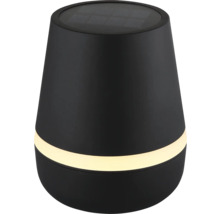 Schwarze Solarleuchte für den Aussenbereich