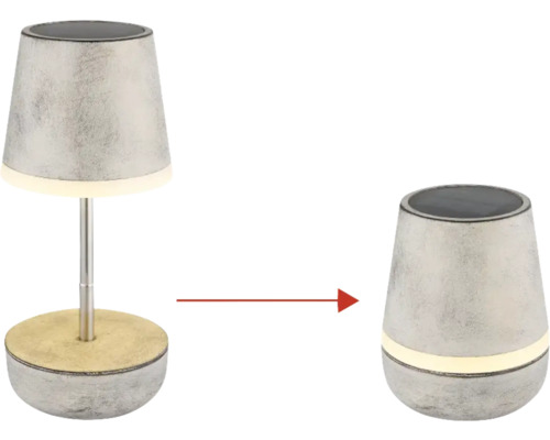 Tischleuchte mit Akku und Ladefunktion