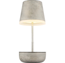 Tischleuchte mit Lampenschirm und Metallsockel