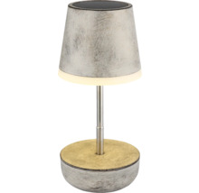 Tischleuchte mit Schirm und rundem Fuß