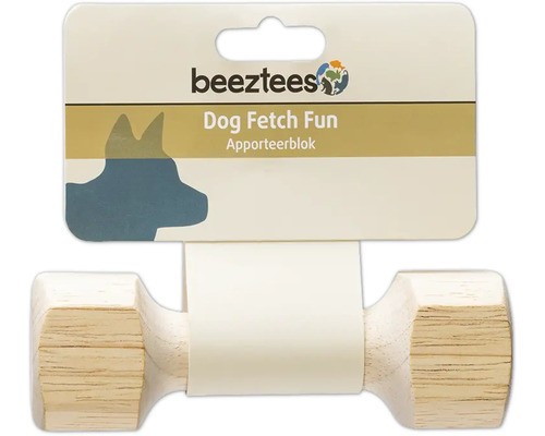 Beetztees Hunde Apportierblock aus Holz