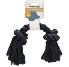 Beigeztes Hundespielzeug aus Seil mit Knoten an jedem Ende