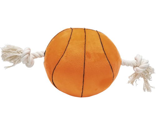Hundespielzeug Basketball mit Seilknoten