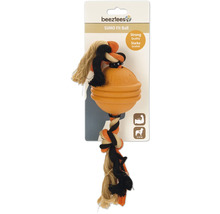 Beetztees Sumo Fit Ball Hundespielzeug mit Seil