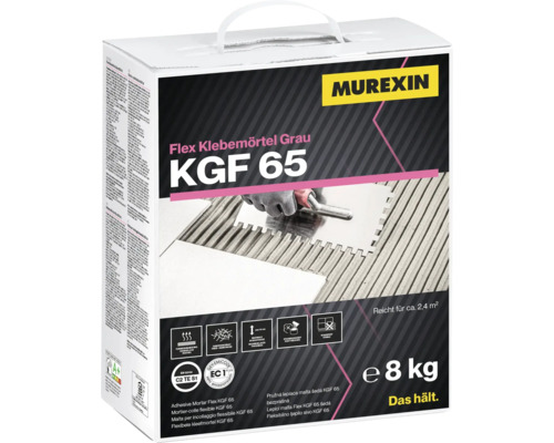 Murexin Flex Klebemörtel Grau KGF 65, 8 kg im Karton