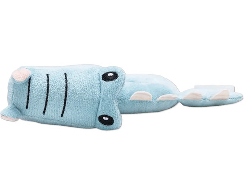 Blaues Krokodil Stofftier