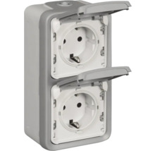 Doppelsteckdose mit Klappdeckel für den Aussenbereich