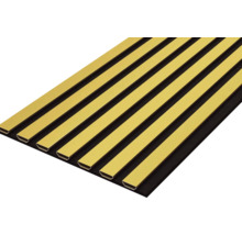 Akustikpaneel mit Lamellen auf Trägermaterial