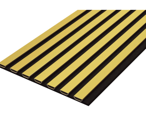 Akustikpaneel mit Lamellen auf Trägermaterial