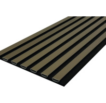 Akustikpaneel mit Lamellen zur Schallabsorption