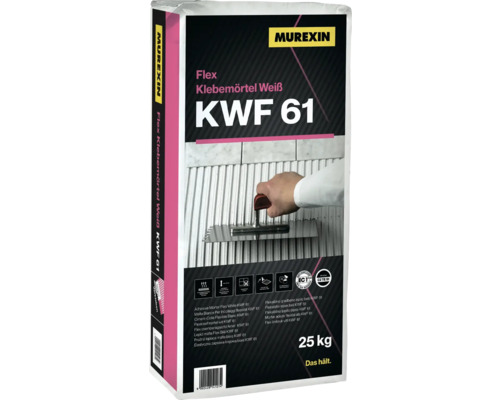 Murexin Flex Klebemörtel Weiß KWF 61, 25 kg Sack
