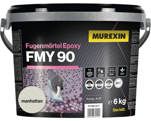 Fugenmörtel MurexinEpoxy FMY 90 manhattan 6 kg Murexin Fugenmörtel Epoxy FMY 90 Manhattan, 6 kg