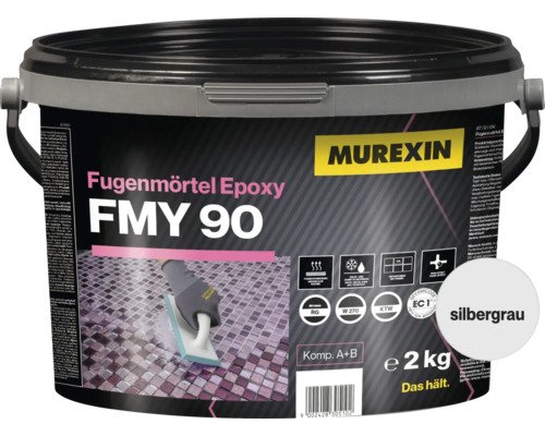 Murexin Epoxid Fugenmörtel FMY 90 im Eimer, geeignet für Fußbodenheizung und frostsicher