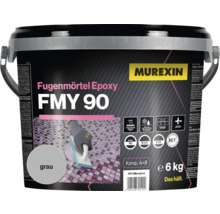 Murexin Fugenmörtel Epoxy FMY 90 im Eimer, geeignet für Fußbodenheizung, frostbeständig und chemikalienbeständig, 6 kg