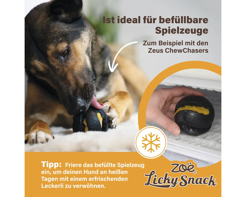 Zoë Licky Snack Hundespielzeug zur Befüllung mit Zeus ChewChasers