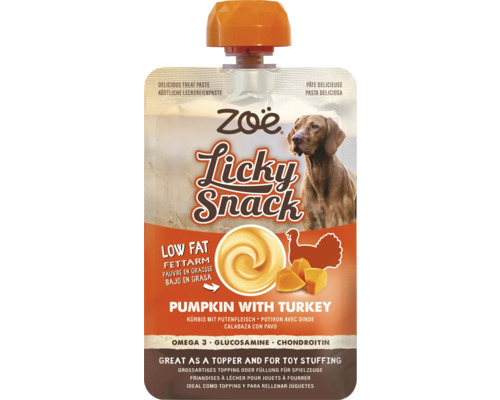 Zoe Licky Snack für Hunde mit Kürbis und Putenfleisch
