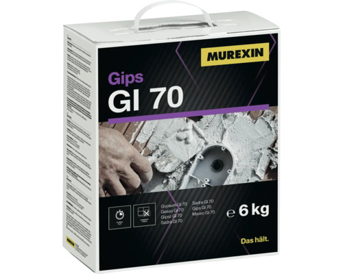 Gips GI 70 Murexin 6 kg Murexin Gips GI 70 in einer 6 Kilogramm Verpackung