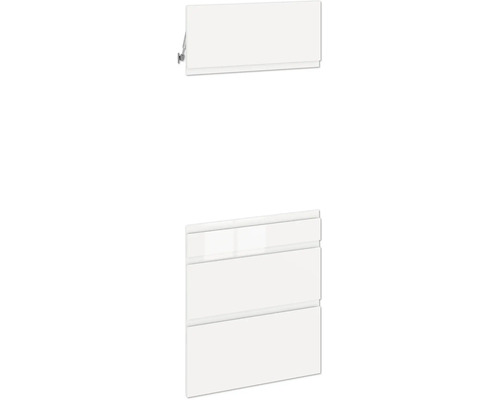 Hochschrank mit drei Schubladen und einer Tür