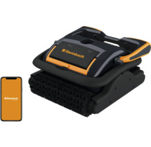 Steinbach Poolroboter mit Smartphone