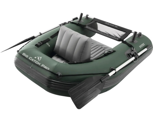 Aufblasbares Fischerboot mit Paddel, Sitz und Halterung