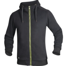 Kapuzenjacke mit durchgehendem Reißverschluss