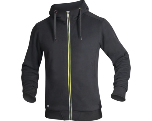 Kapuzenjacke mit durchgehendem Reißverschluss