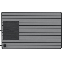 Duschboden mit Ablaufrinne und Holzoptik