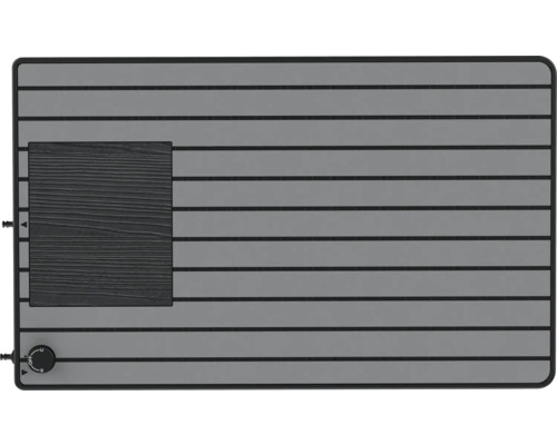 Duschboden mit Ablaufrinne und Holzoptik